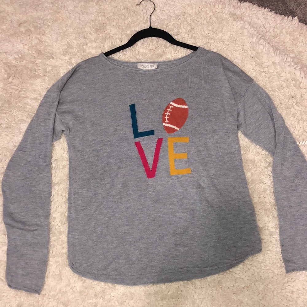 Rachel Zoe gray knit sweater NWOT